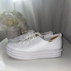 Keds Platform leather sneakers